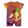 thumbnail image 2 of Phineas And Ferb Baby Romper Short Sleeve Bodysuits Soft Rompers Summer Clothes One-Piece Jumpsuits Outfits 18-24M, 2 of 8