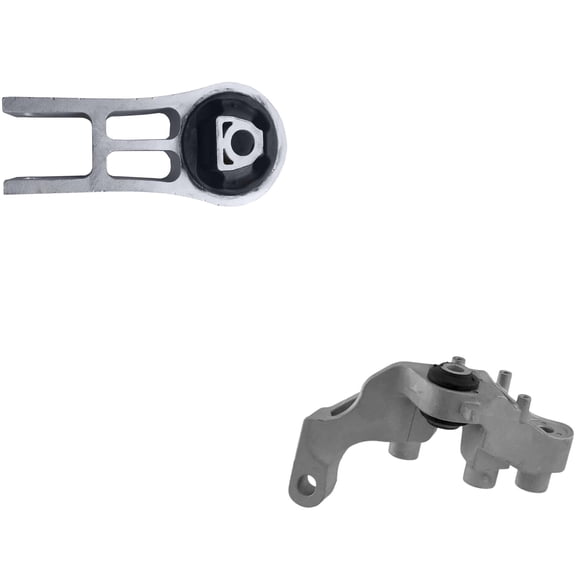 CF Advance Compatible with Chrysler 17-23 Pacifica Voyager 3.6L Rear Engine Motor and Rear Torque Strut Mount Set 2PCS 3502 3503 2017 2018 2019 2020 2021 2022 2023
