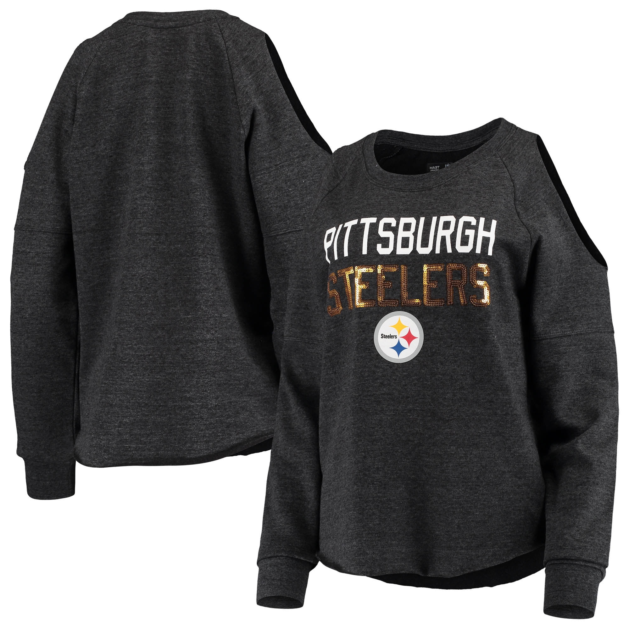 Pittsburgh Steelers New Era Women's Cold Shoulder Tri 