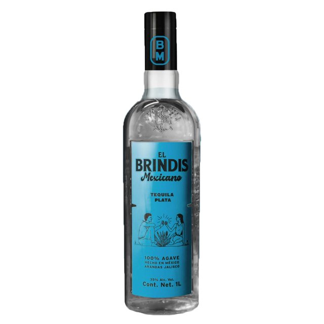 Pack de 6 Tequila Brindis Mexicano Plata 1 L
