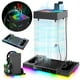 thumbnail image 1 of Adecuado para la base control temperatura del host Xbox Series X + ventilador refrigeración superior con estante almacenamiento discos RGB [PG-XBX024S], 1 of 9
