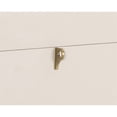 thumbnail image 5 of Sunpan Celine 41.5" Modern Wood and Steel Dresser in Cream/Antique Brass, 5 of 7