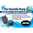 thumbnail image 2 of FOUNTAIN PUMP 01725 290 GPH Statuary Fountain and Water Pump, 2 of 2