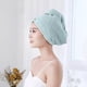 thumbnail image 1 of Toalla de Microfibra de Terciopelo para Secar El Cabello | Gorro de Ducha Grueso y Absorbente para Cabello Largo y Rizado | Turbante de Secado Rápido con Botón | Toalla Suave para El Baño, Spa, Gimna, 1 of 6