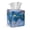 Blue Golden Marble 1, variant on TSOVTHRID Blue Golden Marble Pattern Square Tissue Box Cover, Elegant Tissue Holder Container Easy to Clean PU Leather Decorative for Disposable Paper for Tabletop, Bathroom, Car, Office
