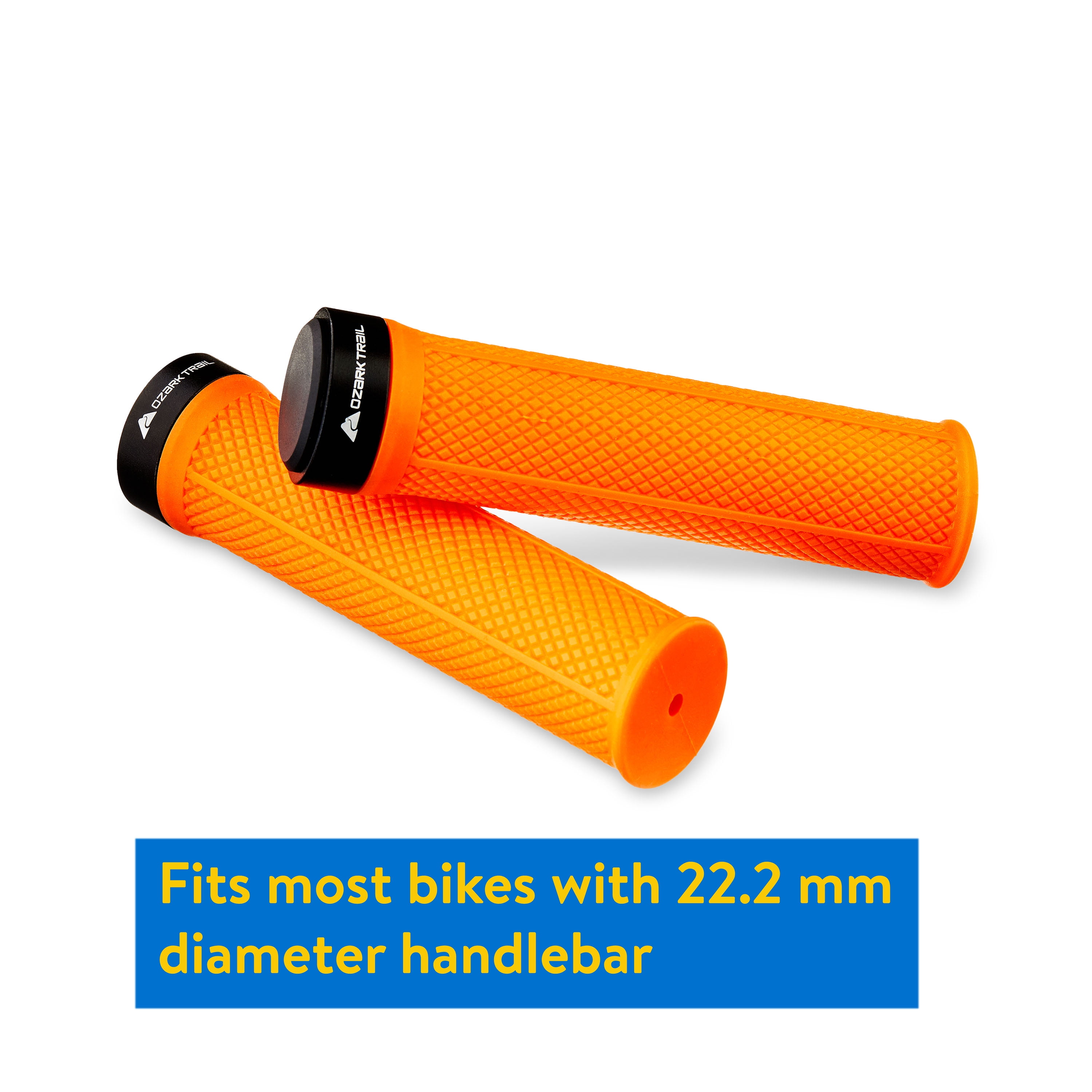 Ozark Trail Lock-on Bike Grips, Orange