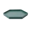 thumbnail image 1 of Platillo grande de cerámica for plantas, macetero hexagonal con bandeja de goteo for sala de estar y balcón., 1 of 4
