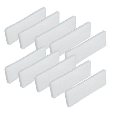 TropicAqua Foam Filter Pads Replacement Compatible with Fluval U3 Aquarium Bio Sponge (Pack of 10)