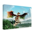 thumbnail image 4 of Trademark Fine Art 'Perched Dragon' Canvas Art by Daniel Eskridge, 4 of 4