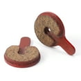 thumbnail image 3 of Yucurem 1 Pair Bike Brake Pads Resin Semi-metallic Cycling Braking Disc Pad Bicycle Brakes (Red), 3 of 8