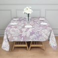 thumbnail image 5 of 42x42 Inch Waterproof Square Tablecloth, Thickened Polyester Table Cover for Dining & Parties, Floral Print, 5 of 6
