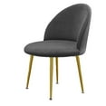 thumbnail image 2 of Silver Fox Velvet Fabric Elastic Home Hotel Dining Chair Duckbill Chair Cover, 2 of 8