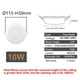 thumbnail image 1 of Luz LED empotrada ultrafina, panel de AC100-240V, 6W-24W, luz blanca cálida ultrabrillante, se puede utilizar en la cocina y el estudio, 1 of 4