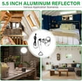 thumbnail image 7 of Simple Deluxe 4-Pack Clamp Lamp Light with 5.5'' Aluminum Reflector, 60 Watt E26 (No Bulb Included), 6 Feet 18/2 SPT-2 Cord, for Reptiles Plants Growing, 7 of 7