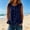 *Navy, variant on ClodeEU Women's Round Neck Sleeveless Button Down Peplum Blouse,Casual Loose Ruffle Hem Tank Top Army Green,Women's Plus L