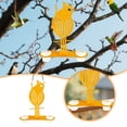 thumbnail image 2 of Eqslft Hanging Oriole Bird Feeder with Clear PP Bowl, Perch, and Attachment Prongs for Clementines, Mandarins, and Oranges Outdoor Decor for Garden Backyard Patio and Deck, 2 of 7