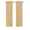 GOLD, variant on Gorgeous Home Linen MR2 Faux Silk Semi-Sheer Window Curtains 2-Pack Teal 84" L
