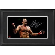 Stephan Bonnar Ultimate Fighting Championship Framed Autographed 10" x 18" Arms Out Photograph - Fanatics Authentic Certified