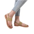 thumbnail image 4 of asdoklhq Womens Comfort Clogs,Summer Ladies Flip-Flops Flat Heel Slippers Sandals Casual Flip Flops Women's Shoes, 4 of 9