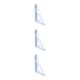 thumbnail image 5 of Speravity Estantería de hierro con estante de carga y moldura integrada en forma de L Más resistente El diseño en forma de S es hermoso blanco Type1 NO1, 5 of 6
