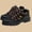 Black, variant on Mens Shoes Steel Toe Work Hiking Shoes,Wide Size Non Slip Wear Resistant Outdoor Safety Boots