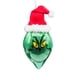 thumbnail image 1 of Juguete verde brillante de Navidad con adornos de sombrero de Navidad decoraciones colgantes de árbol de Navidad decoraciones de fiesta en casa, 1 of 5