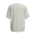thumbnail image 4 of Casual Loose Fit Button Up Blouse Tunic Short Sleeve Summer Shirt with Pocket for Women - Versatile Everyday Outfit Easy Care and, XXL, Green, 4 of 5