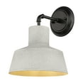 thumbnail image 3 of Millennium Lighting  Lloyd 1 Light Outdoor Wall Sconce with Cement Shade 11.5  Inch, 3 of 5