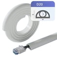 thumbnail image 1 of D20mm Floor Cable Protector Wire Cover 3 Meters Floor Cord Cover for Office Home, 1 of 5