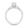 thumbnail image 3 of BEST Jewel 14K White Gold Plated Radiant Cut Moissanite Solitaire Ring for Women's - 1.7 Ct Sparkling Engagement Wedding Diamond Ring for Her - Perfect Proposal Gift Idea for Graduation, 3 of 4