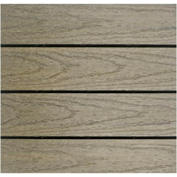 UltraShield Naturale 1 ft. x 1 ft. Quick Deck Outdoor Composite Deck Tile Sample (Roman Antique)