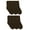 Chocolate, variant on Boys Rib Dress School Uniform Crew Socks 6 Pair Pack