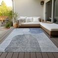 thumbnail image 6 of Addison Rugs Chantille Indoor/Outdoor Transitional Abstract Blue Washable Rectangle Rug, 5' x 7'6", 6 of 6