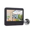 thumbnail image 1 of Cámara de Mirilla Tuya Wifi de 2 MP, Timbre de Vídeo Inalámbrico Inteligente, Detección de Movimiento PIR, Seguridad para el Hogar Inteligente, Color Negro., 1 of 5