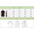 thumbnail image 4 of Men's Summer Solid Color Slim Fit Short Sleeve Round Neck Long Clothes Length Top, 4 of 6