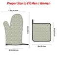 thumbnail image 2 of Salouo Leaves for Oven Mitts and Potholders BBQ Gloves-Oven Mitts and Pot Holders Non-Slip Cooking Gloves for Cooking Baking Grilling (4-Piece Set), 2 of 6