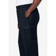 thumbnail image 4 of KingSize Men's Big & Tall Fleece Cargo Sweatpants, 4 of 5