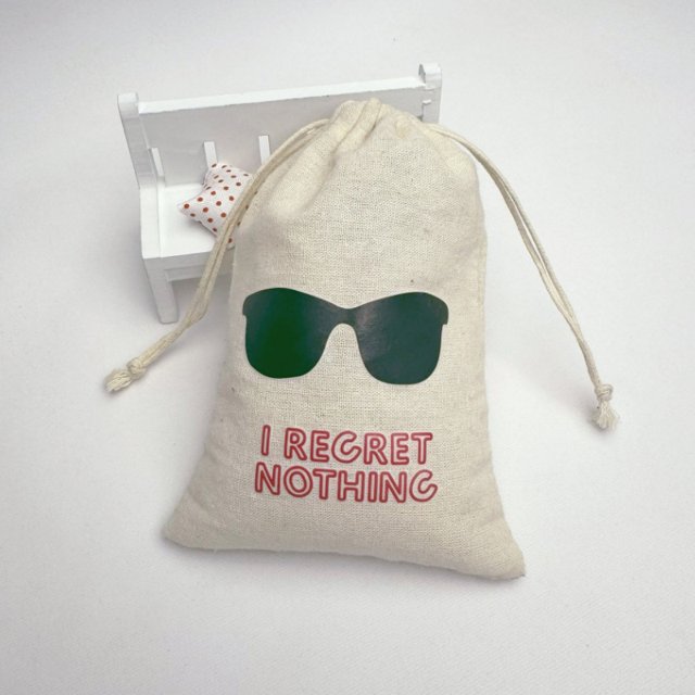 Bolsa de tela de lino y algodón, bolsa de primeros auxilios, bolsa para fiestas, kit de cruz roja, kit para resaca