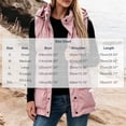 thumbnail image 3 of Womens Puffer Vests Hooded Sleeveless Quilted Zip Up Jacket with Snap Button Front and Pockets Cotton Solid Color Warm Outerwear for Outdoor Activities, 3 of 5