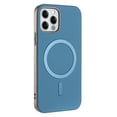 thumbnail image 2 of Allytechgroup iPhone 12 Pro / 12 6.1" Case with Magnetic Ring, Compatible with Magsafe Slim Back Cover Flannel Inner Lining Shockproof Protective Phone Case for Apple iPhone 12 Pro / 12, Lightblue, 2 of 6
