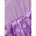 thumbnail image 4 of Zehjuhan Toddler Girl Dress Sleeveless Floral Playwear Bowknot Tulle Dresses Strap Princess Sundress, 4 of 5