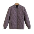 thumbnail image 2 of Veste de Baseball Matelassée Légère et Chaude pour l'Hiver, Manteau Court Rembourré à Col Montant, Mode Décontractée de Rue, Vêtement d'Extérieur pour Femmes, 2 of 3
