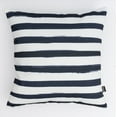 thumbnail image 2 of Ada Home Decor Black & White Stripes Contemporary Pillow, 2 of 6