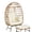Beige, variant on Wicker Egg Chair,Rattan Egg Chair Indoor Outdoor,Oversized Large Egg Chairs with Ottoman and Thick Cushions for Porch, Backyard, Balcony