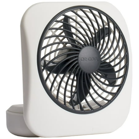 O2COOL 5-Inch Portable Fan, Gray