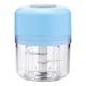 thumbnail image 2 of Máquina de hielo raspado, picadora de ajo eléctrica, picadora de carne multifuncional inalámbrica Azul, 2 of 9