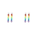 thumbnail image 2 of Minnieouse 1 par de pendientes de estilo informal para mujer, pendiente de gota para senderismo y banquete, diseño Simple, joyería acrílica geométrica, Gancho para la oreja 2piezas Minnieouse CBP298975, 2 of 6