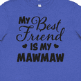 thumbnail image 4 of Inktastic My Best Friend is My Mawmaw with Hearts Youth T-Shirt, 4 of 5