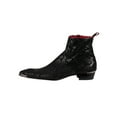thumbnail image 2 of Jeffery West Zip Chelsea Leather Boots, Black, 2 of 10