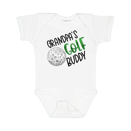 

Inktastic Grandpa s Golf Buddy with Golf Ball Gift Baby Boy or Baby Girl Bodysuit